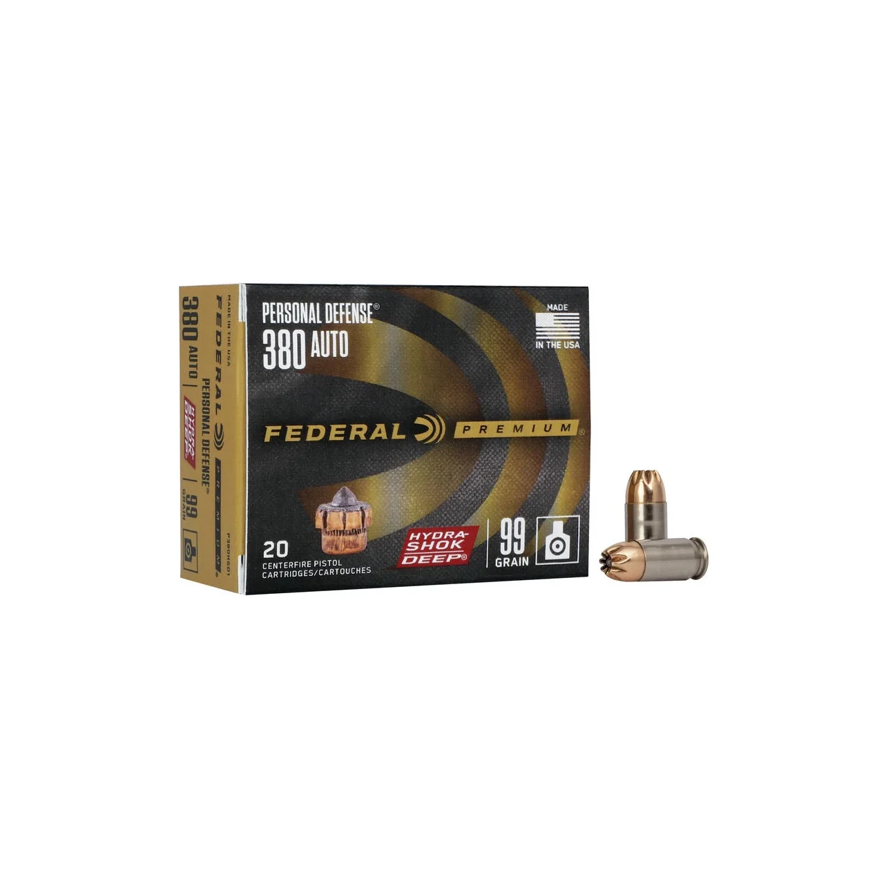 Federal Premium Personal Defense 380 ACP