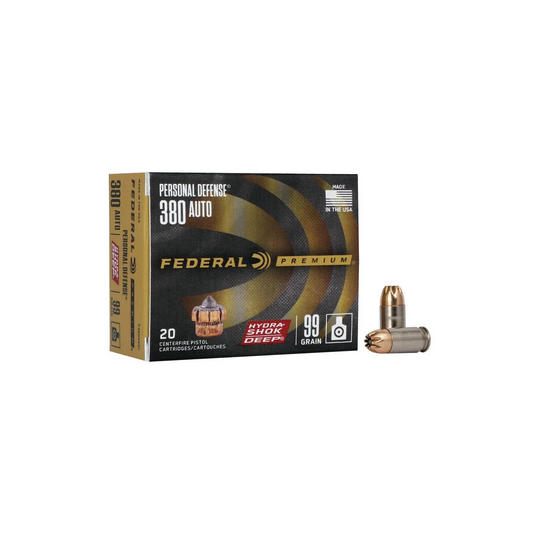 Federal Premium Personal Defense 380 ACP